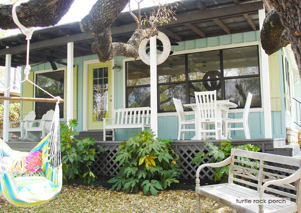 turtle rock porch - after